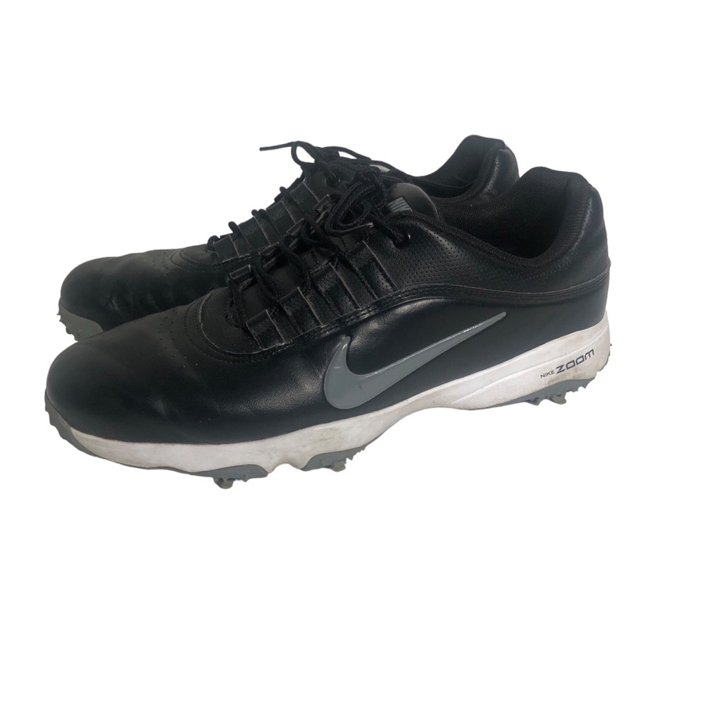 Nike Zoom golf spike shoes Sz 7.5W black/gray